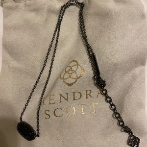 Black drusy Kendra Scott necklace